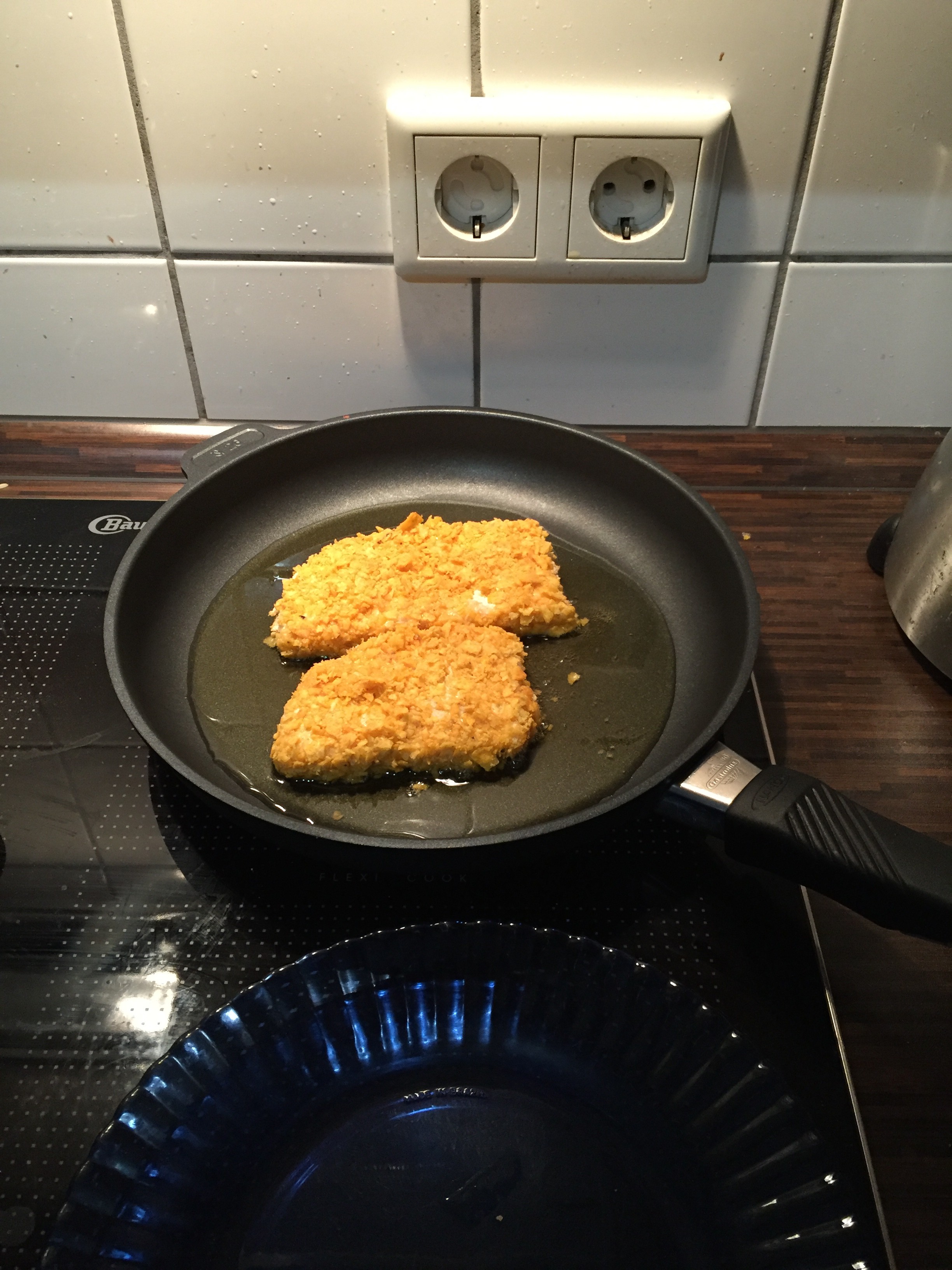 [Rezept] Käseschnitzel mit Chips-Panade – M@ndys Blogwelt