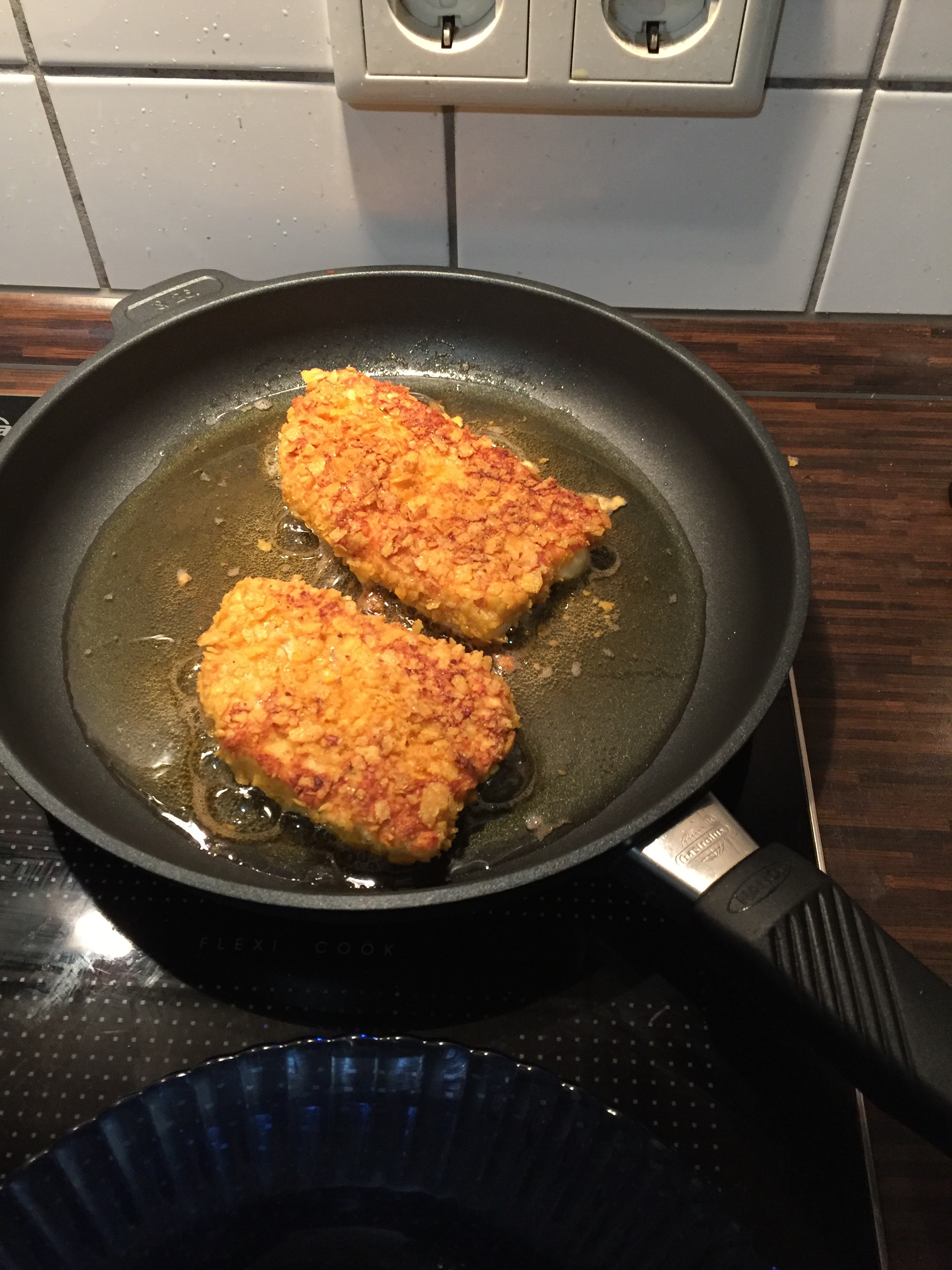 [Rezept] Käseschnitzel mit Chips-Panade – M@ndys Blogwelt